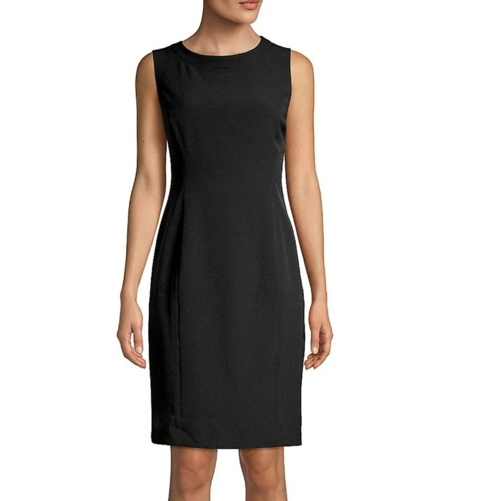 KASPER NWOT Elegant Black Sleeveless Dress